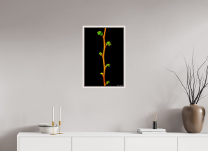 16 x 24″, Floater Frame Maple White The Ladder of Life