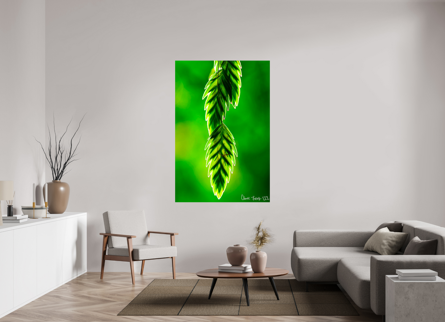 44 x 66″, Glossy Metal Harmonic Trinity