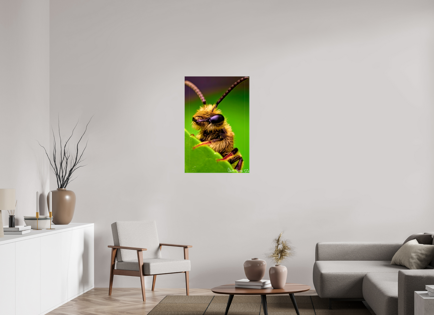 24 x 36″, Glossy Canvas The Cutest Bee