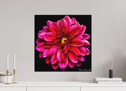 20 x 20″, Matte Metal Droplets Galore