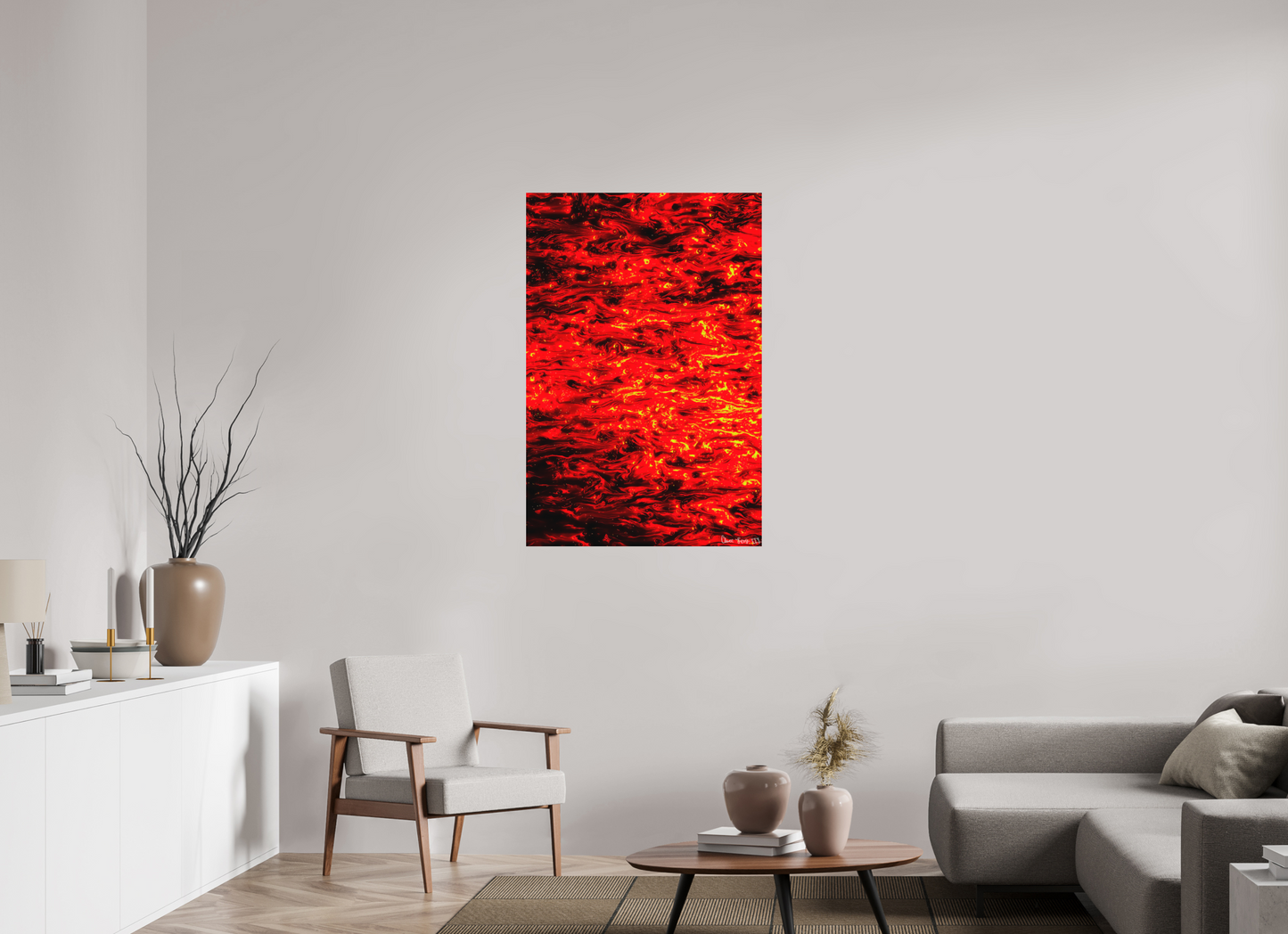 30 x 45″, Forex Ember