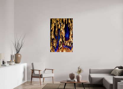30 x 45″, Acrylic Gilded Torrent