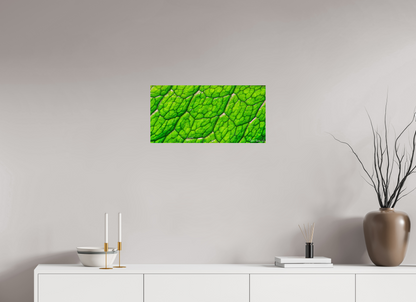 24 x 12″, Glossy Metal Uniformed Venation