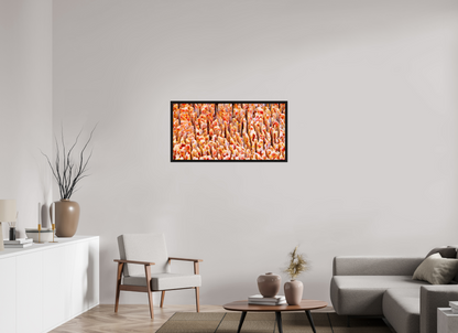40 x 20″, Floater Frame Black Oak Inescapable Decay