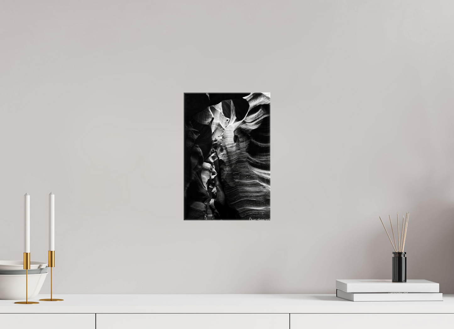 8 x 12″, Glossy Canvas Beauty Down Below