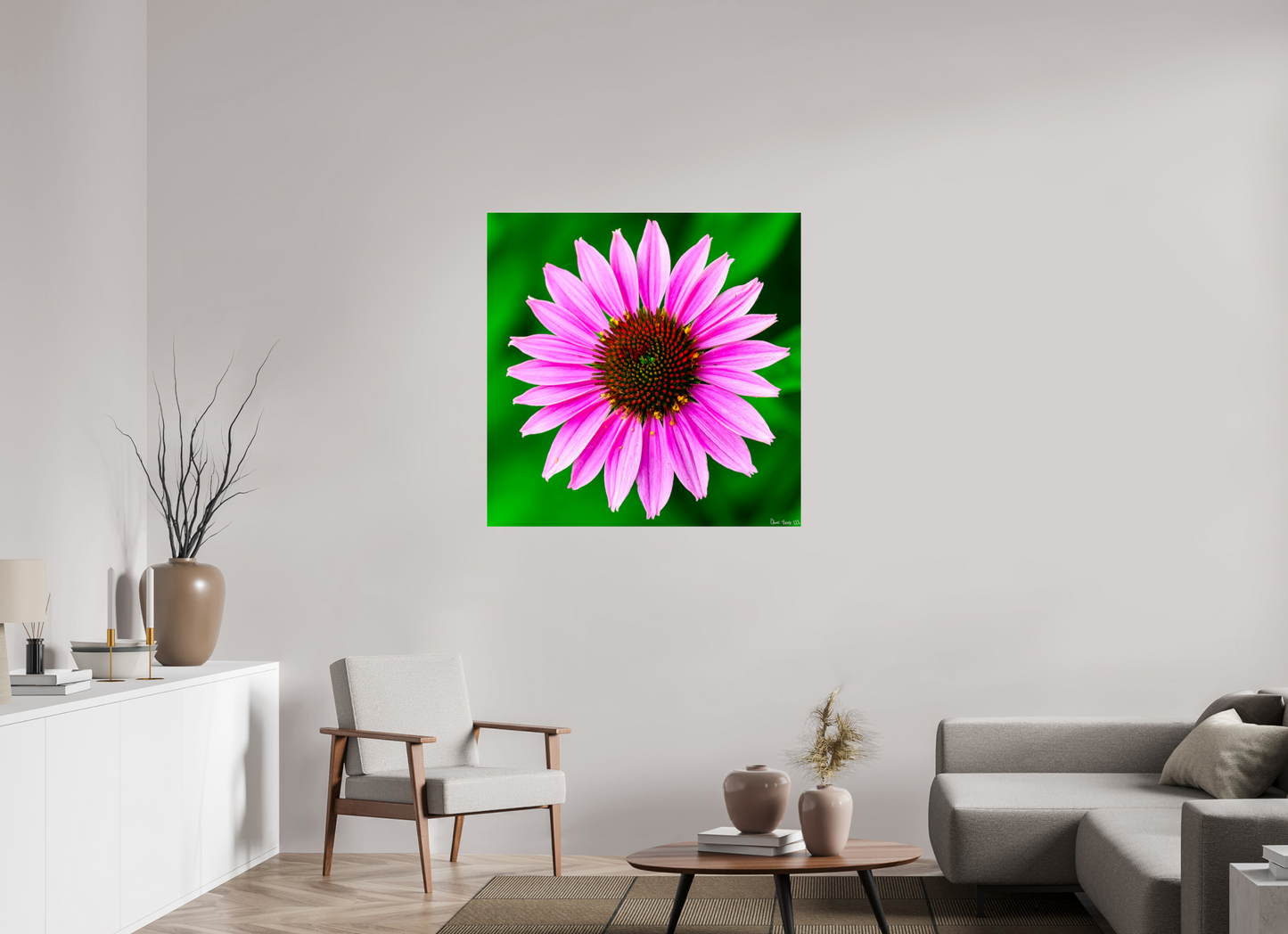 40 x 40″, Acrylic Icosidigon
