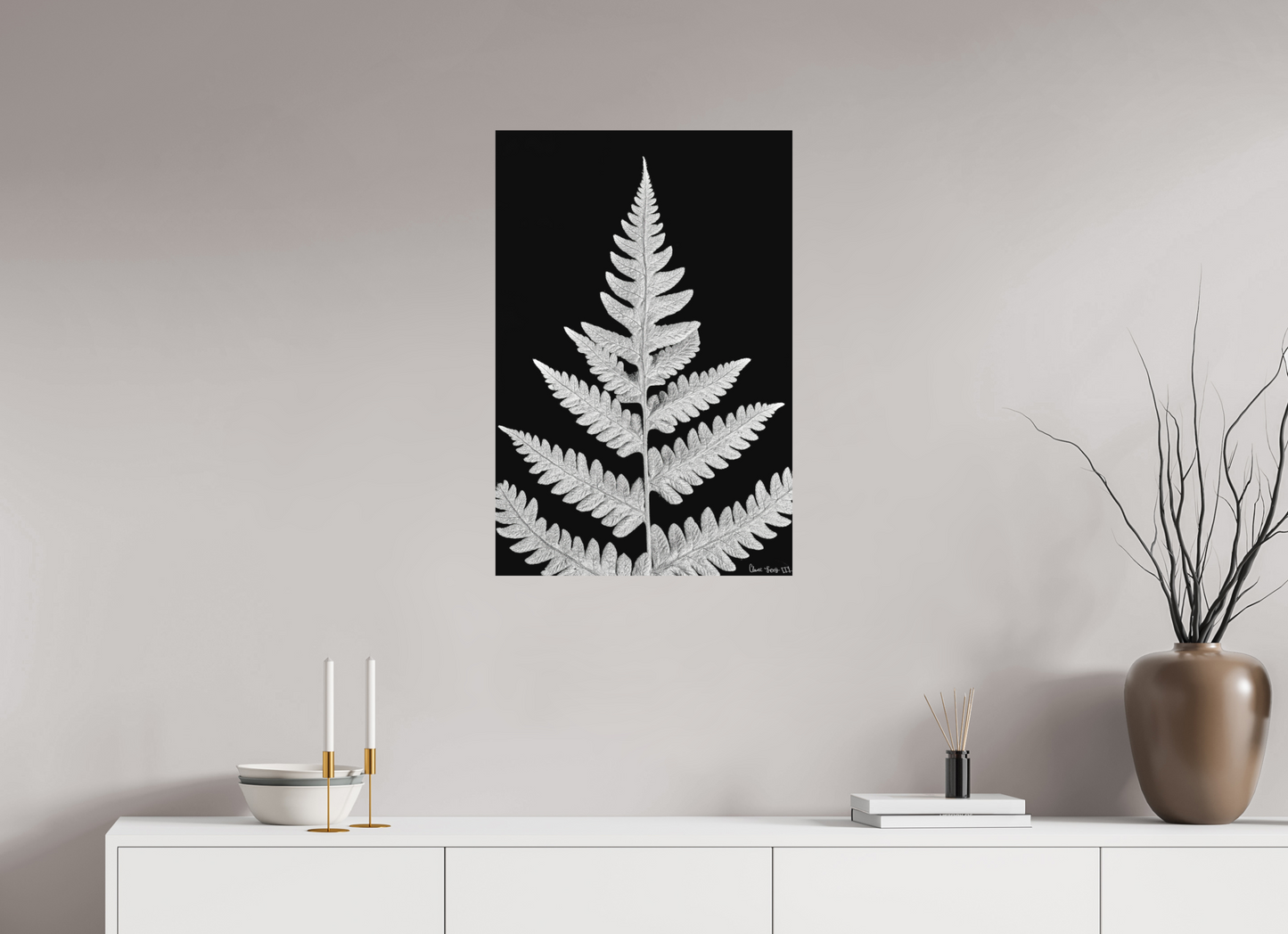 20 x 30″, Matte Metal Inverted Viridescence