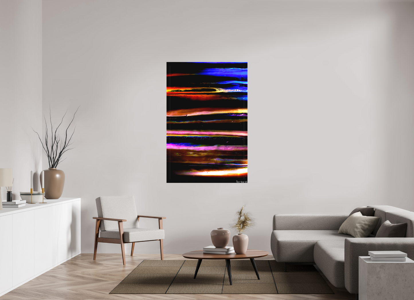 40 x 60″, Matte Canvas Jupiter’s Storm