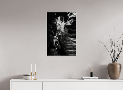 20 x 30″, Floater Frame Maple White Beauty Down Below