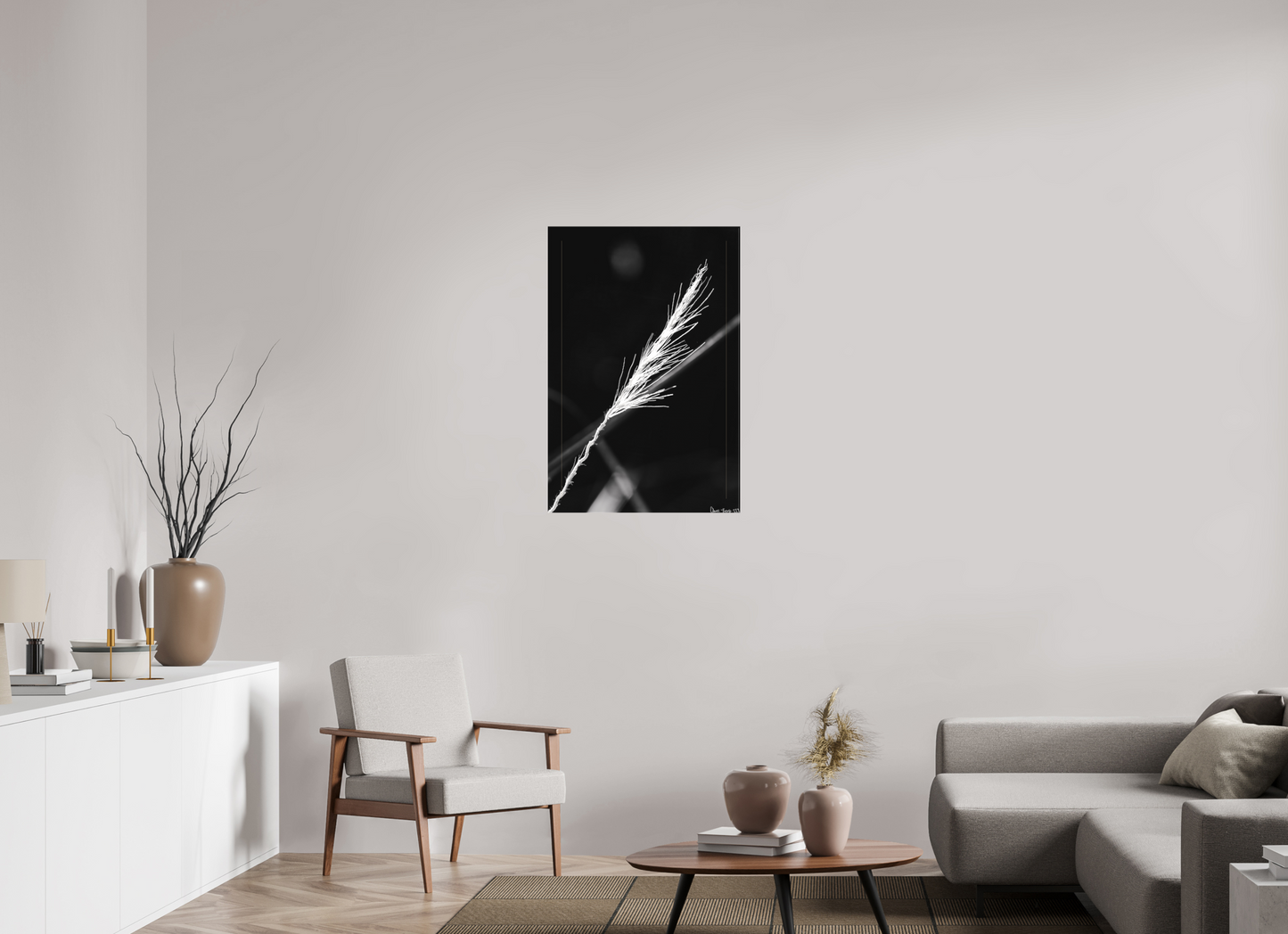 24 x 36″, Matte Canvas Frayed