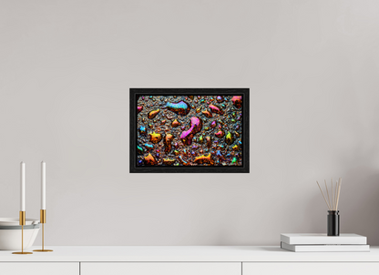 12 x 8″, Floater Frame Black Oak Homage to My Adolescence