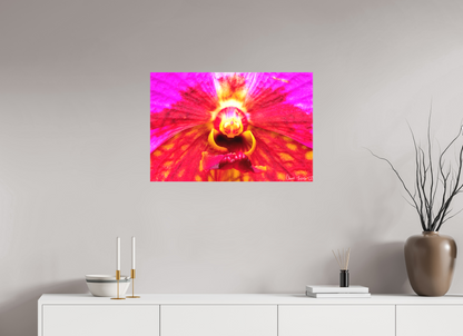 30 x 20″, Matte Canvas Tie Dye Orchid