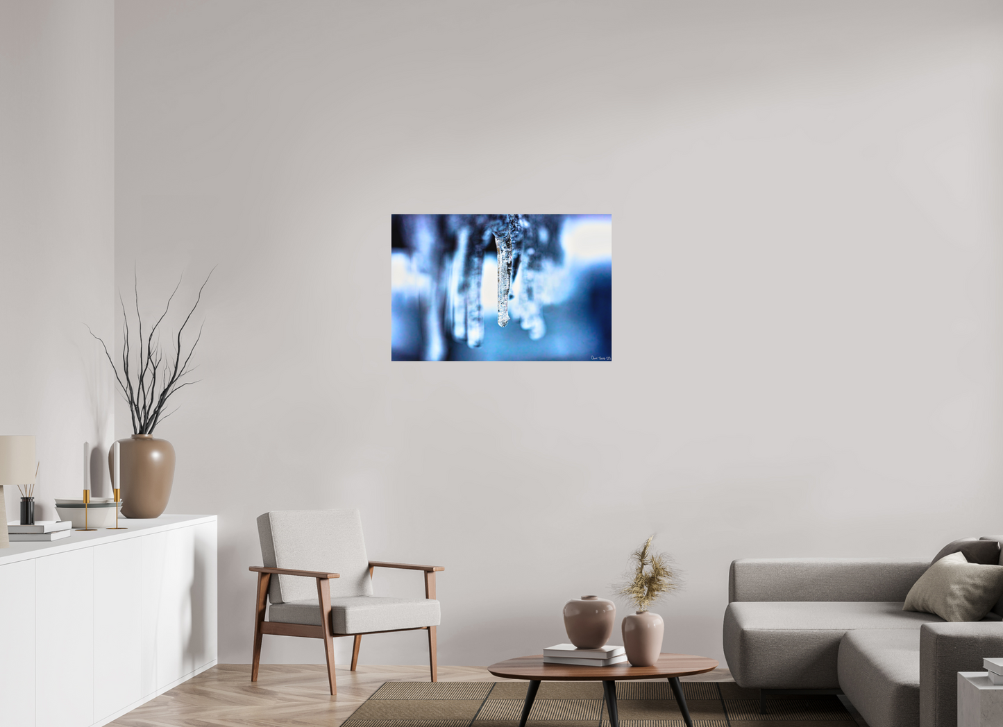 36 x 24″, Matte Metal Sickle of Boreas