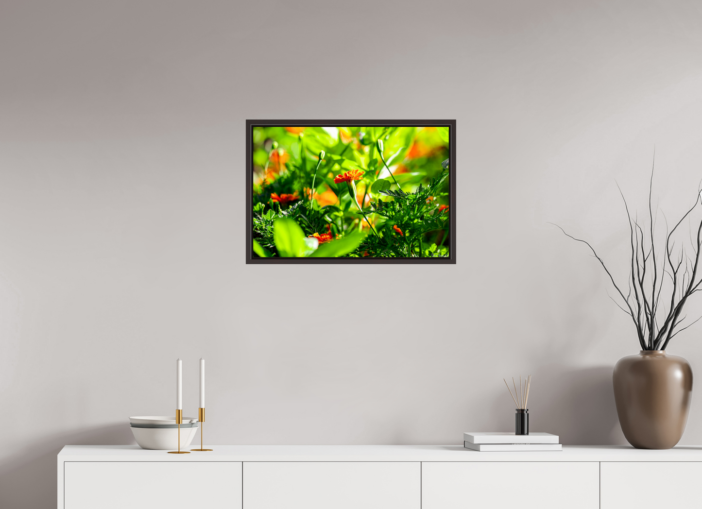 24 x 16″, Floater Frame Alder Brown Prominence