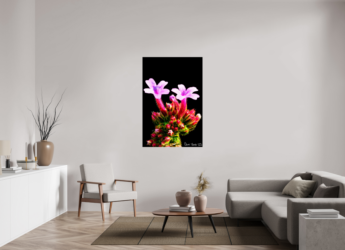 36 x 54″, Acrylic Verbena Bonariensis Pair