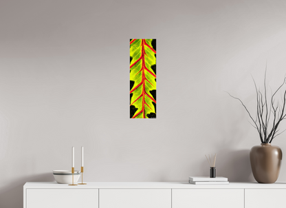 8 x 24″, Acrylic Highlighted Maranta
