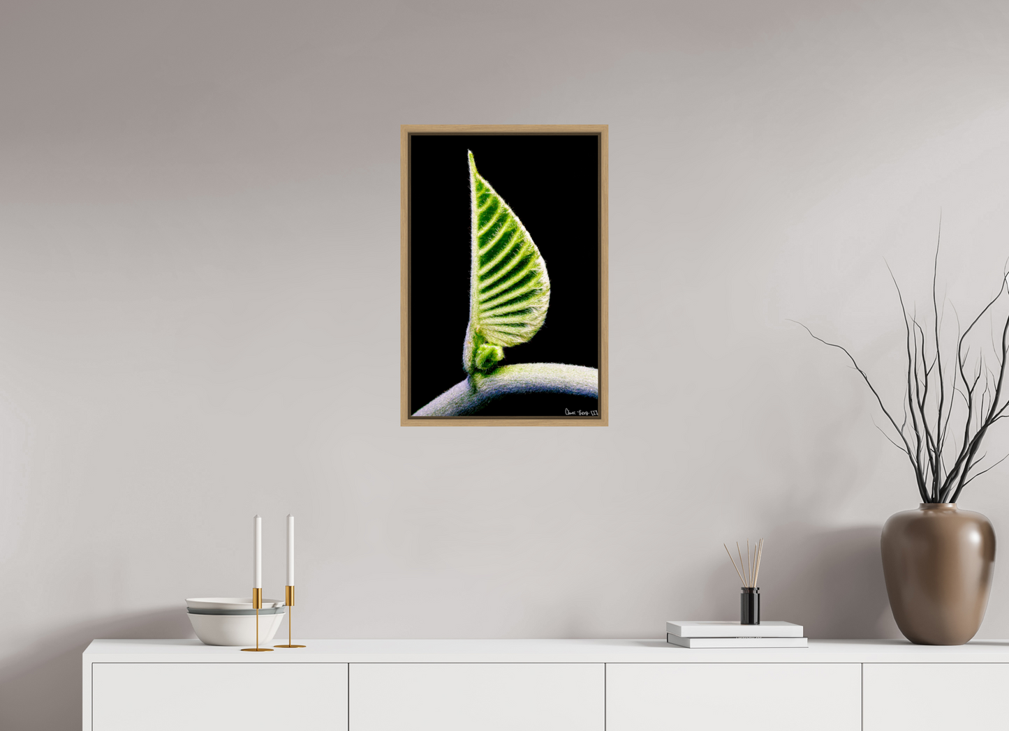 16 x 24″, Floater Frame Natural Oak Ocean Odyssey