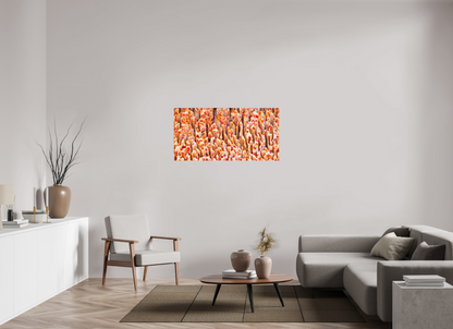 48 x 24″, Matte Metal Inescapable Decay