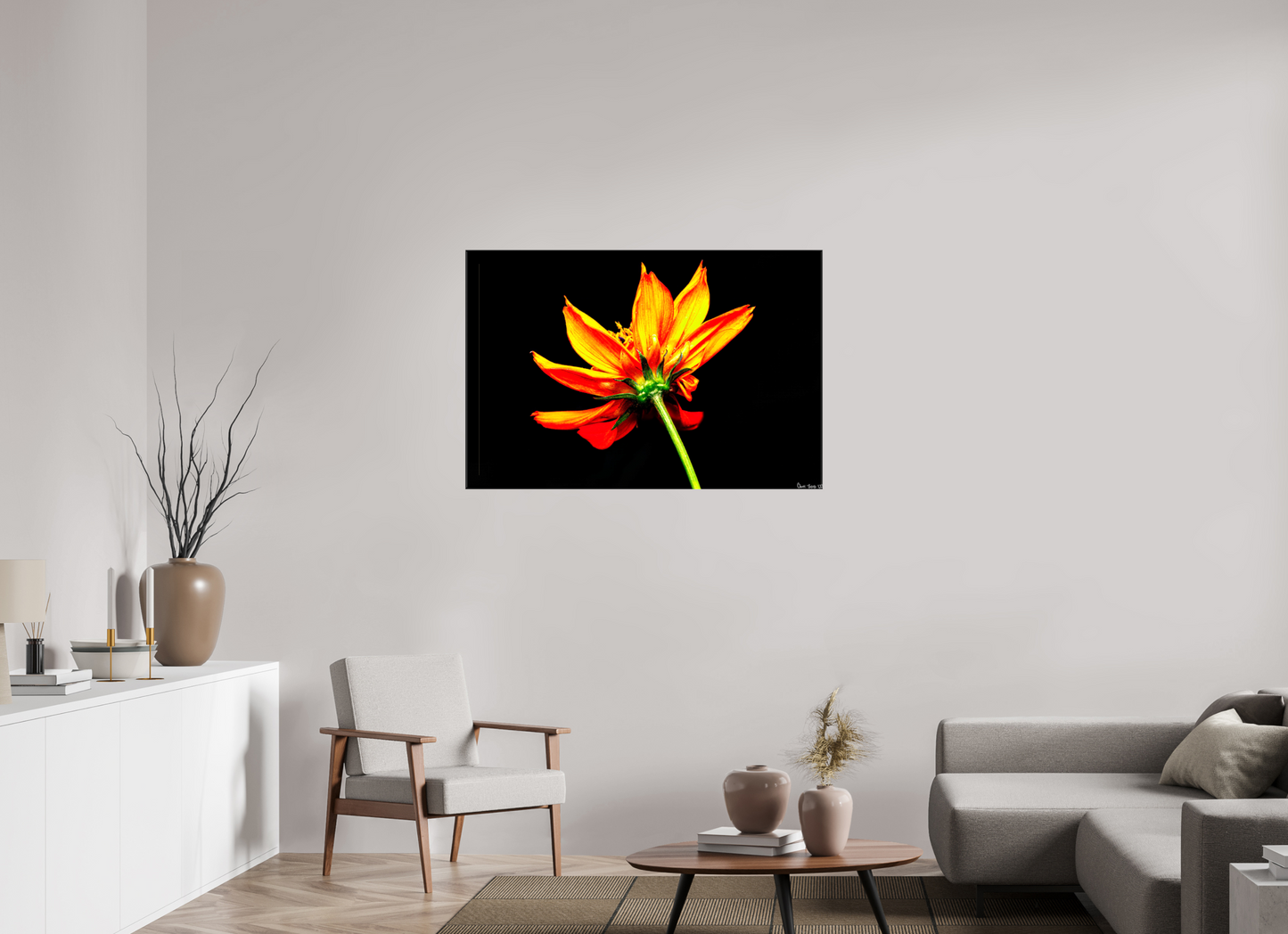 45 x 30″, Glossy Canvas Soaring Phoenix