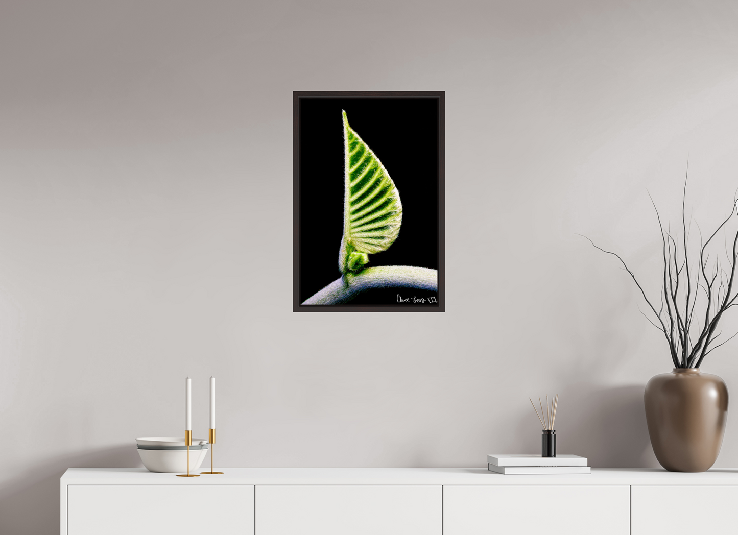 16 x 24″, Floater Frame Alder Brown Ocean Odyssey