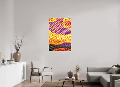 30 x 45″, Glossy Canvas Python’s Iridescence