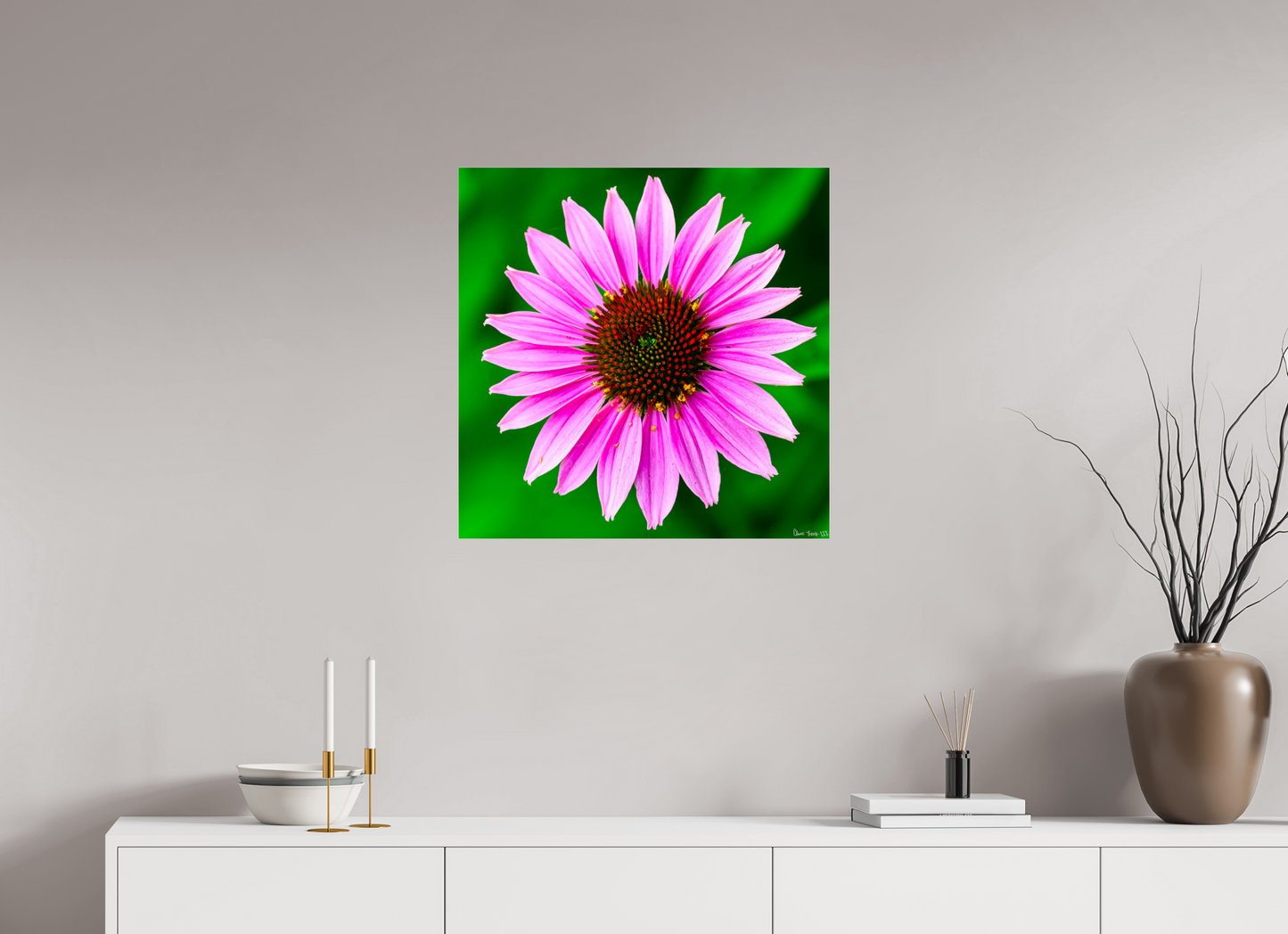25 x 25″, Acrylic Icosidigon