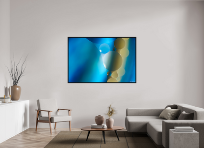 66 x 44″, Floater Frame Black Oak Contiguous