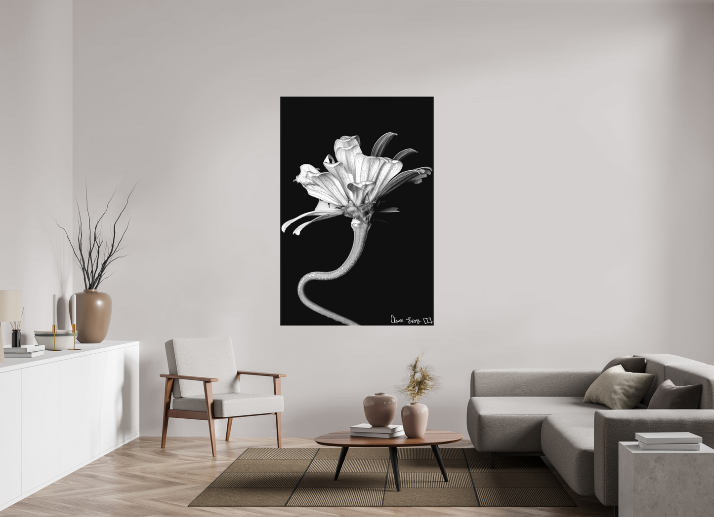 44 x 66″, Matte Canvas Kingsnake’s Florescence