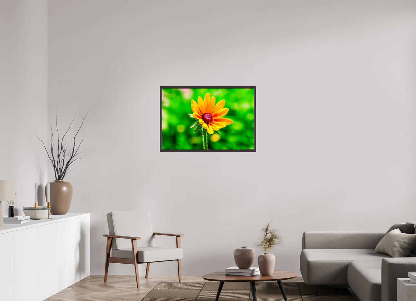 36 x 24″, Floater Frame Alder Brown Stillness in the Blur