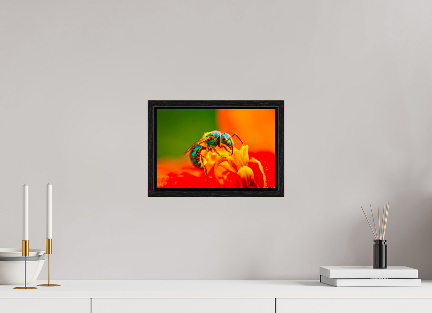 12 x 8″, Floater Frame Black Oak Salt Licker