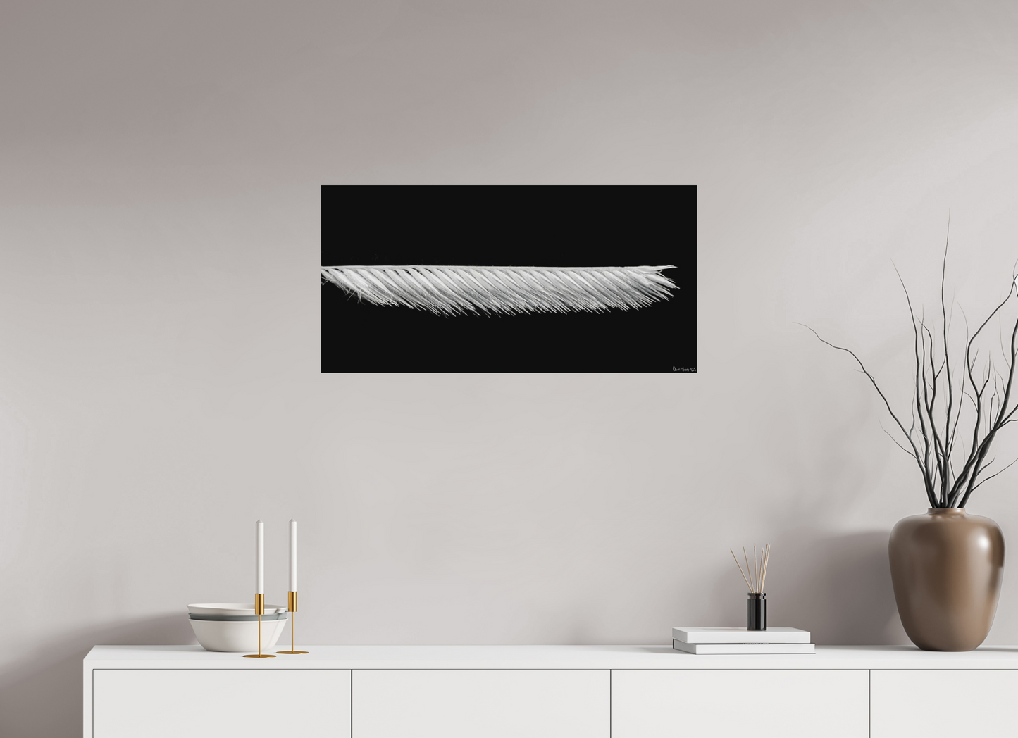 32 x 16″, Matte Metal Frayed Precision