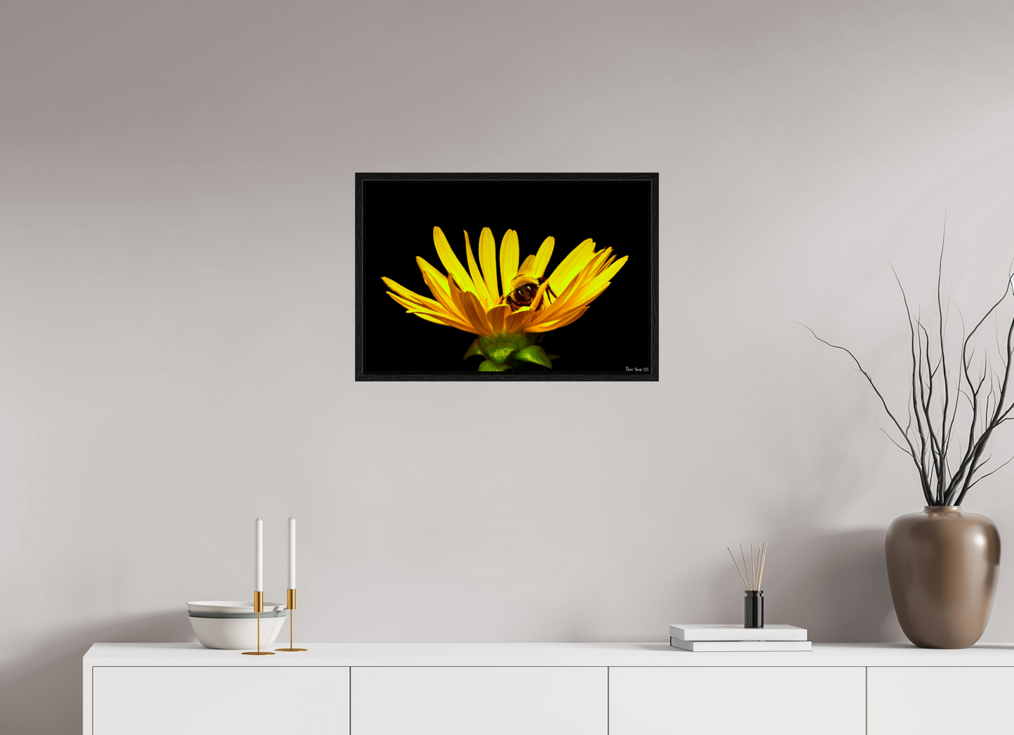 24 x 16″, Floater Frame Black Oak Sweet Dreams