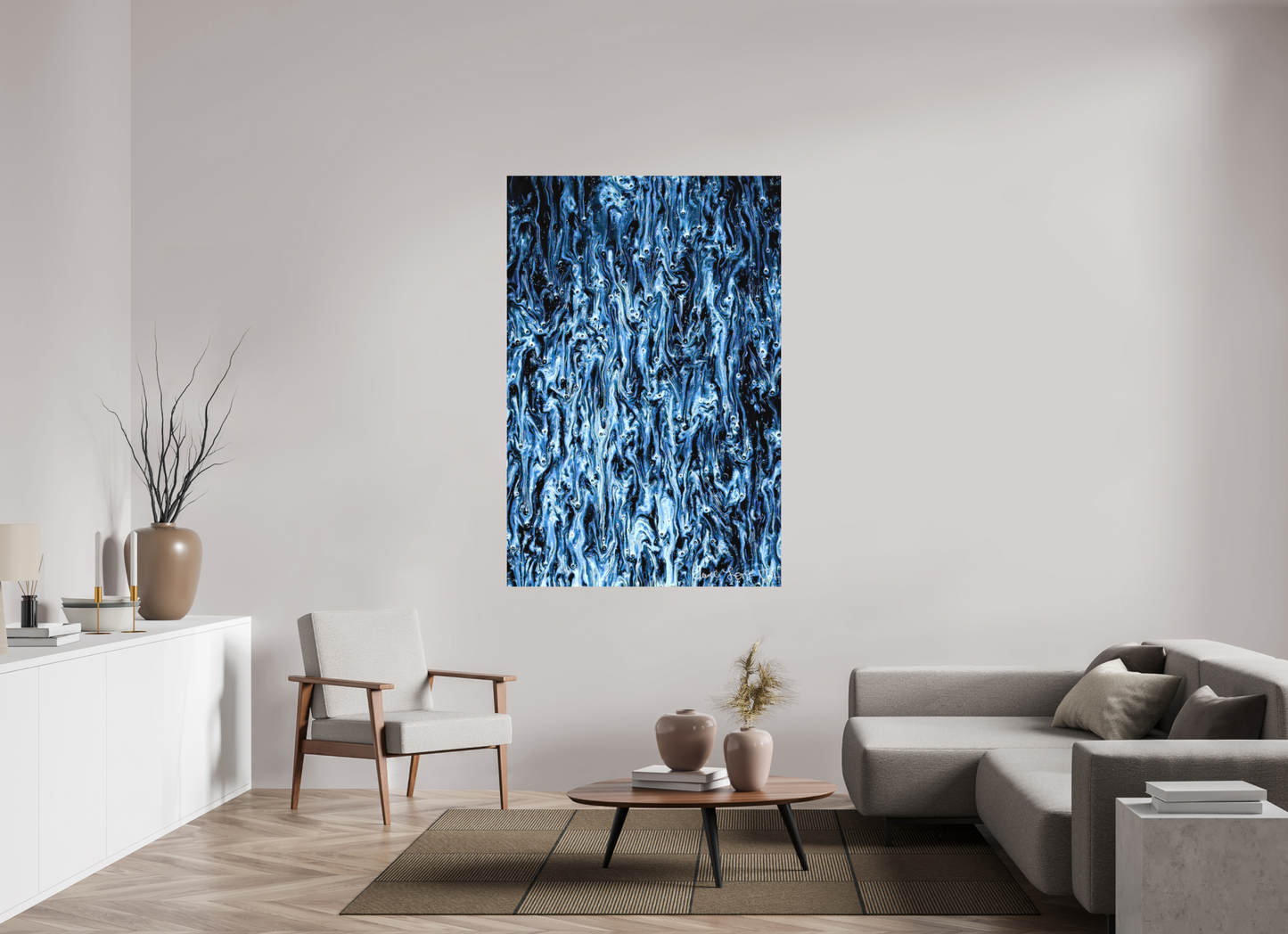 44 x 66″, Matte Metal Fumes & Vapors