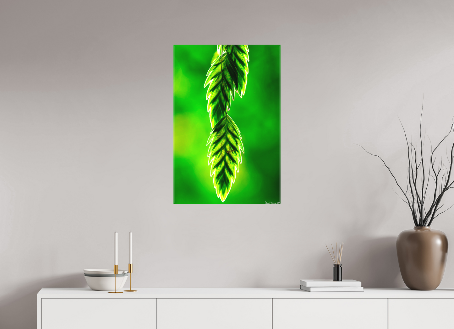 20 x 30″, Matte Canvas Harmonic Trinity