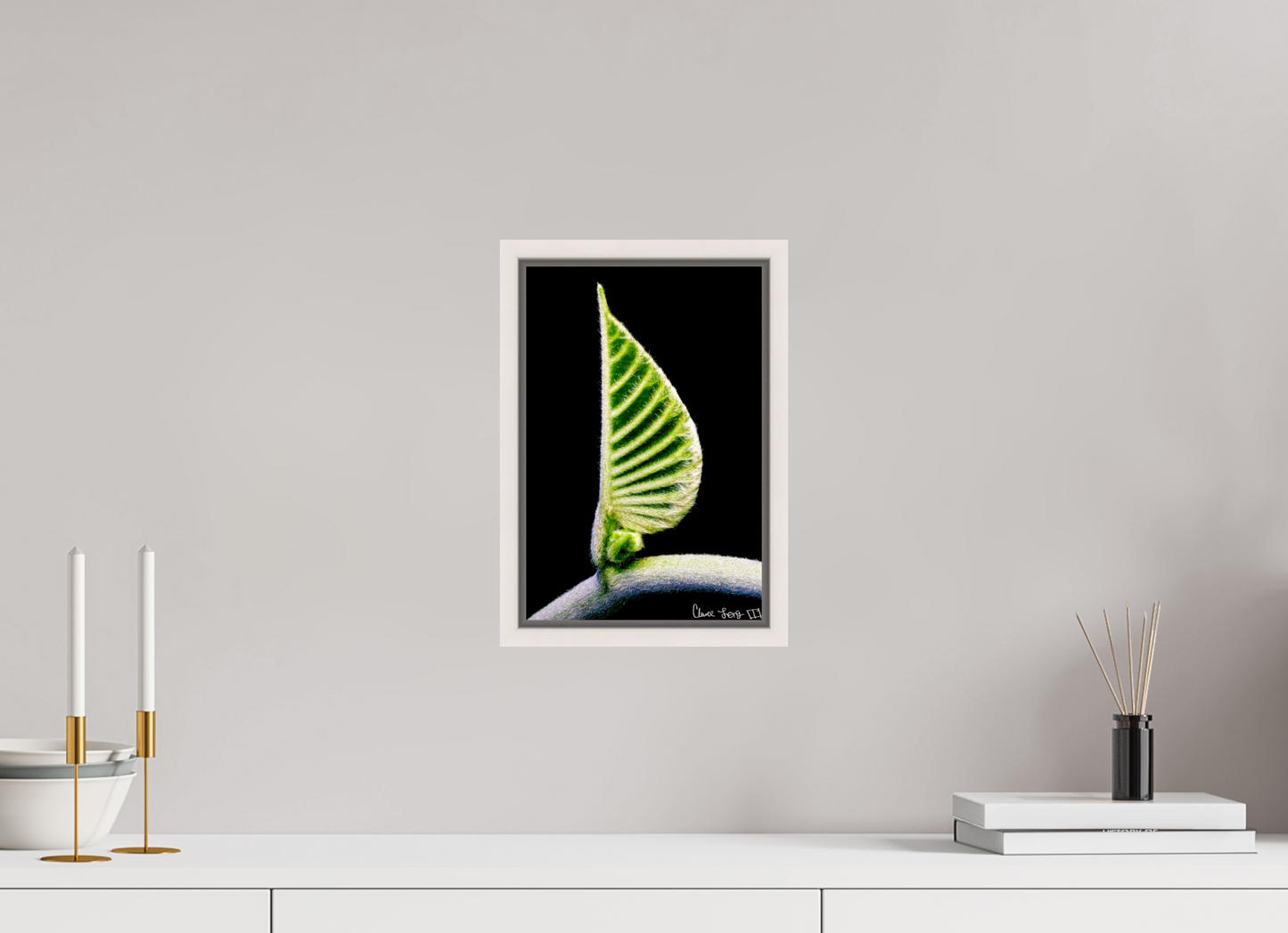 8 x 12″, Floater Frame Maple White Ocean Odyssey