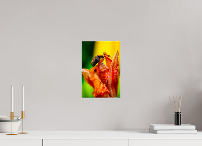 8 x 12″, Glossy Canvas Perched Grave