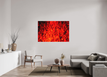 60 x 40″, Matte Canvas Inferno