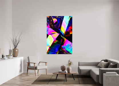 44 x 66″, Glossy Canvas Prismatic Shards