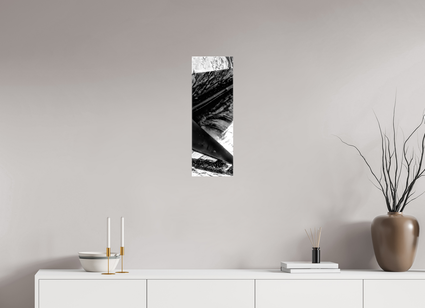 8 x 24″, Glossy Canvas Plentiful Polygons