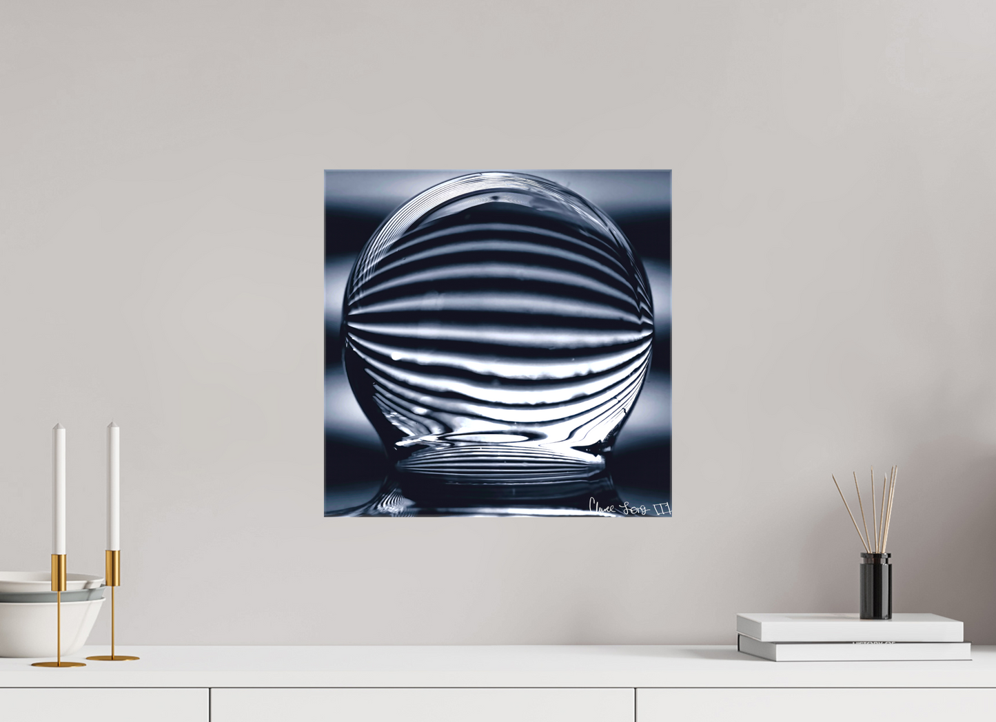 15 x 15″, Glossy Canvas Orb of Light