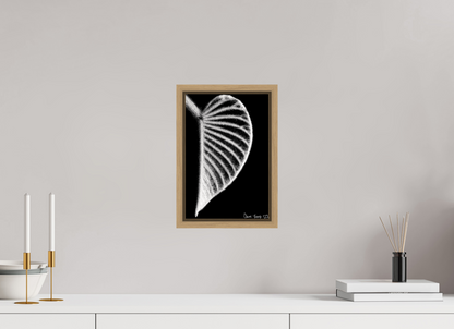 8 x 12″, Floater Frame Natural Oak Onyx Organ