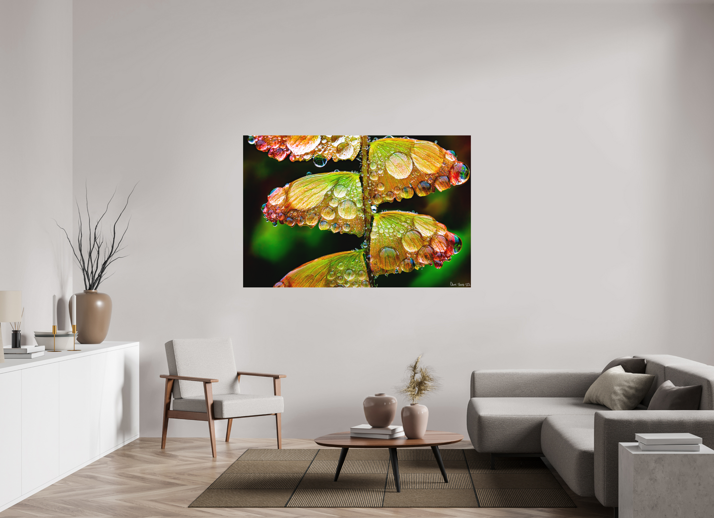 66 x 44″, Matte Metal Monarch’s Abundance