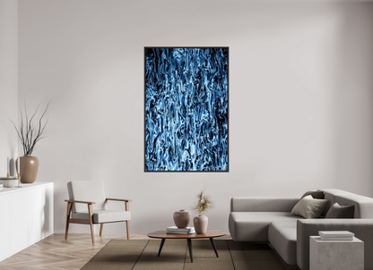 44 x 66″, Floater Frame Alder Brown Fumes & Vapors