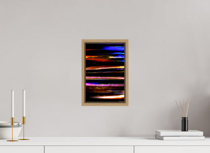 8 x 12″, Floater Frame Natural Oak Jupiter’s Storm
