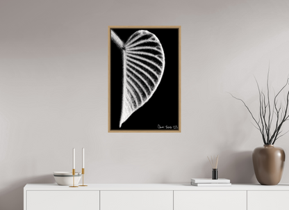 20 x 30″, Floater Frame Natural Oak Onyx Organ