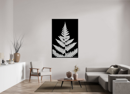 40 x 60″, Floater Frame Black Oak Inverted Viridescence