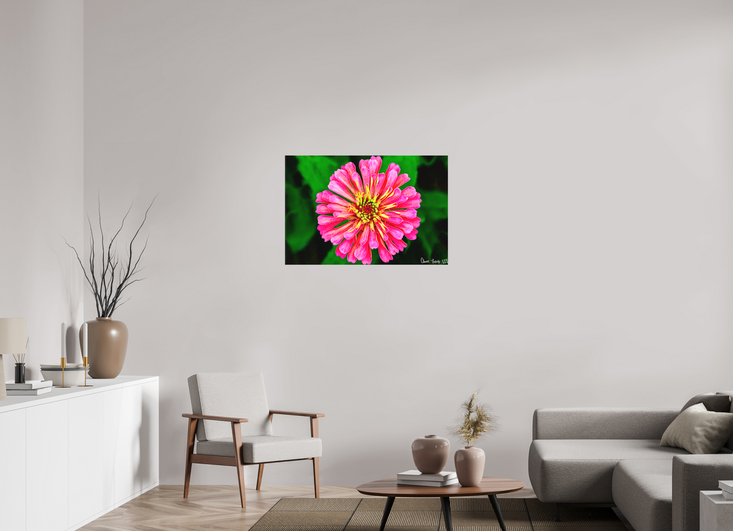 36 x 24″, Matte Canvas Peach Summer