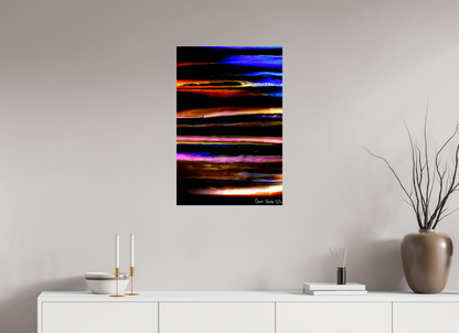 20 x 30″, Glossy Metal Jupiter’s Storm