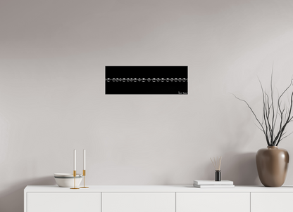 24 x 8″, Glossy Canvas Orbed Symmetry