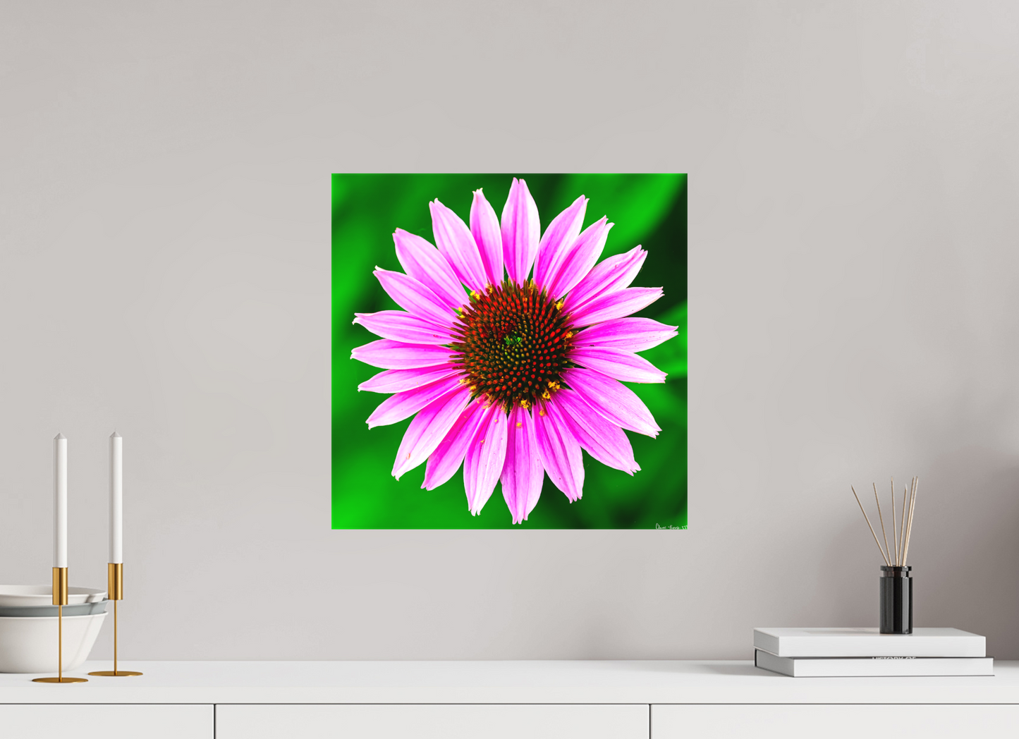 15 x 15″, Matte Canvas Icosidigon